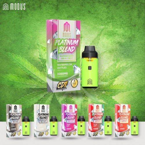Modus Platinum Blend Diamond Sauce Extract Infused Disposable Vape 3gm/5ct/pk